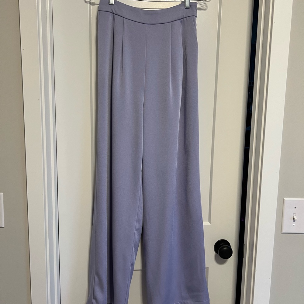 Lavender High Waisted Trousers